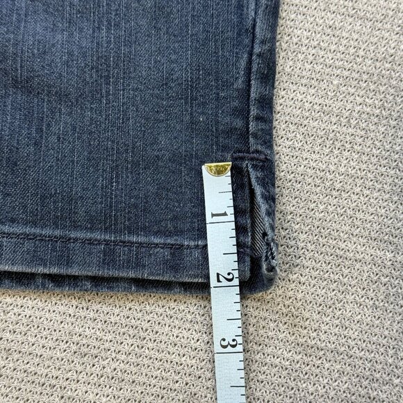 Riders By Lee Womens Blue Denim Capri Jeans Size 8 Medium Pockets Cotton Blend - Picture 12 of 13